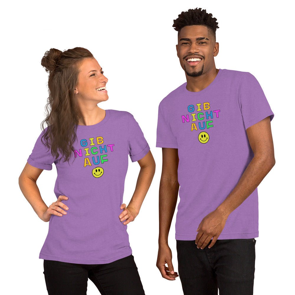 Gib nicht auf (don't give up) Unisex t-shirt
