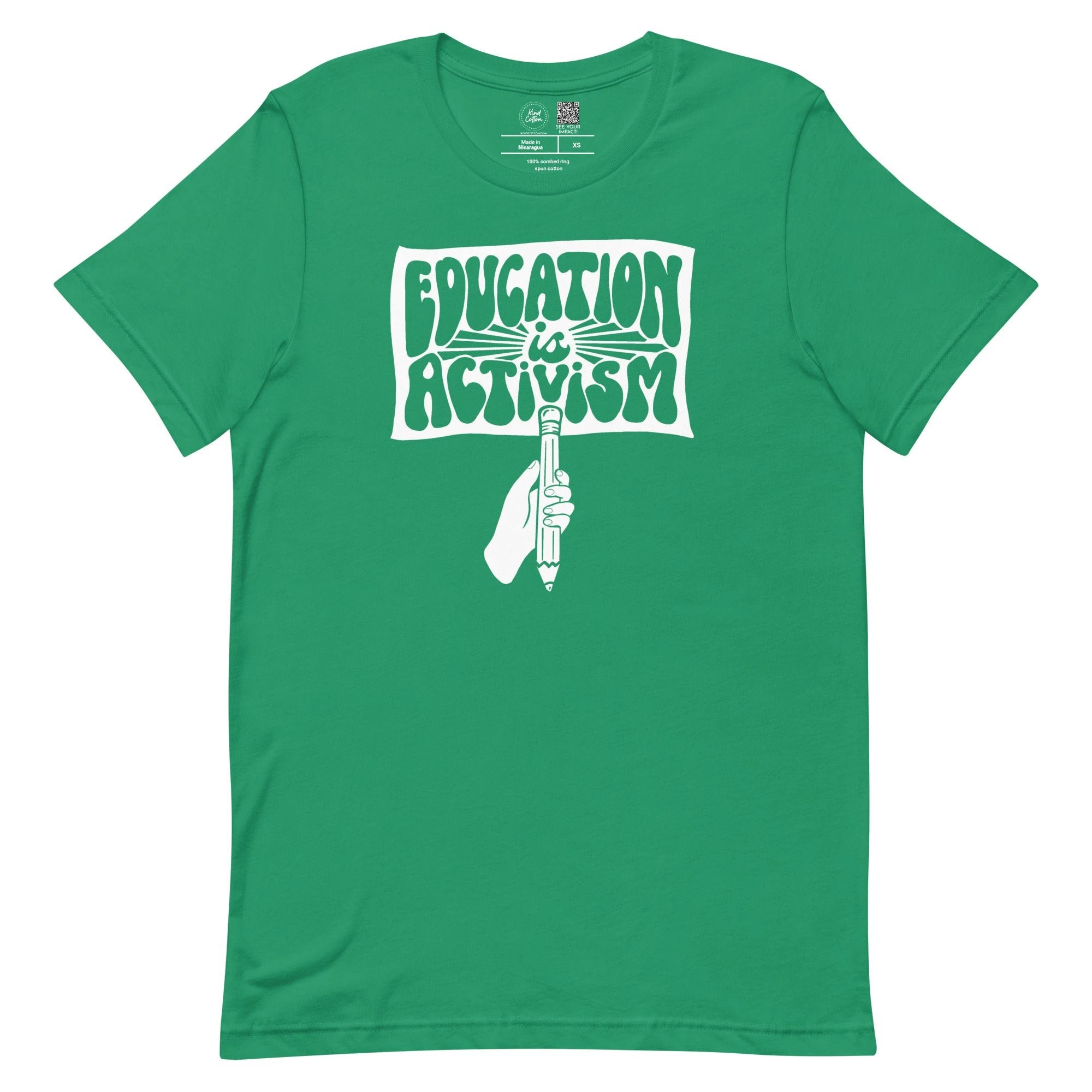 Education is Activism Classic Tee by Kind Cotton