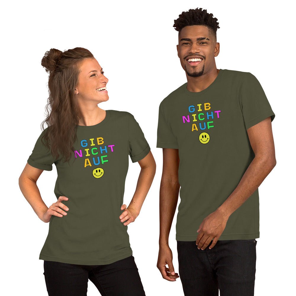 Gib nicht auf (don't give up) Unisex t-shirt