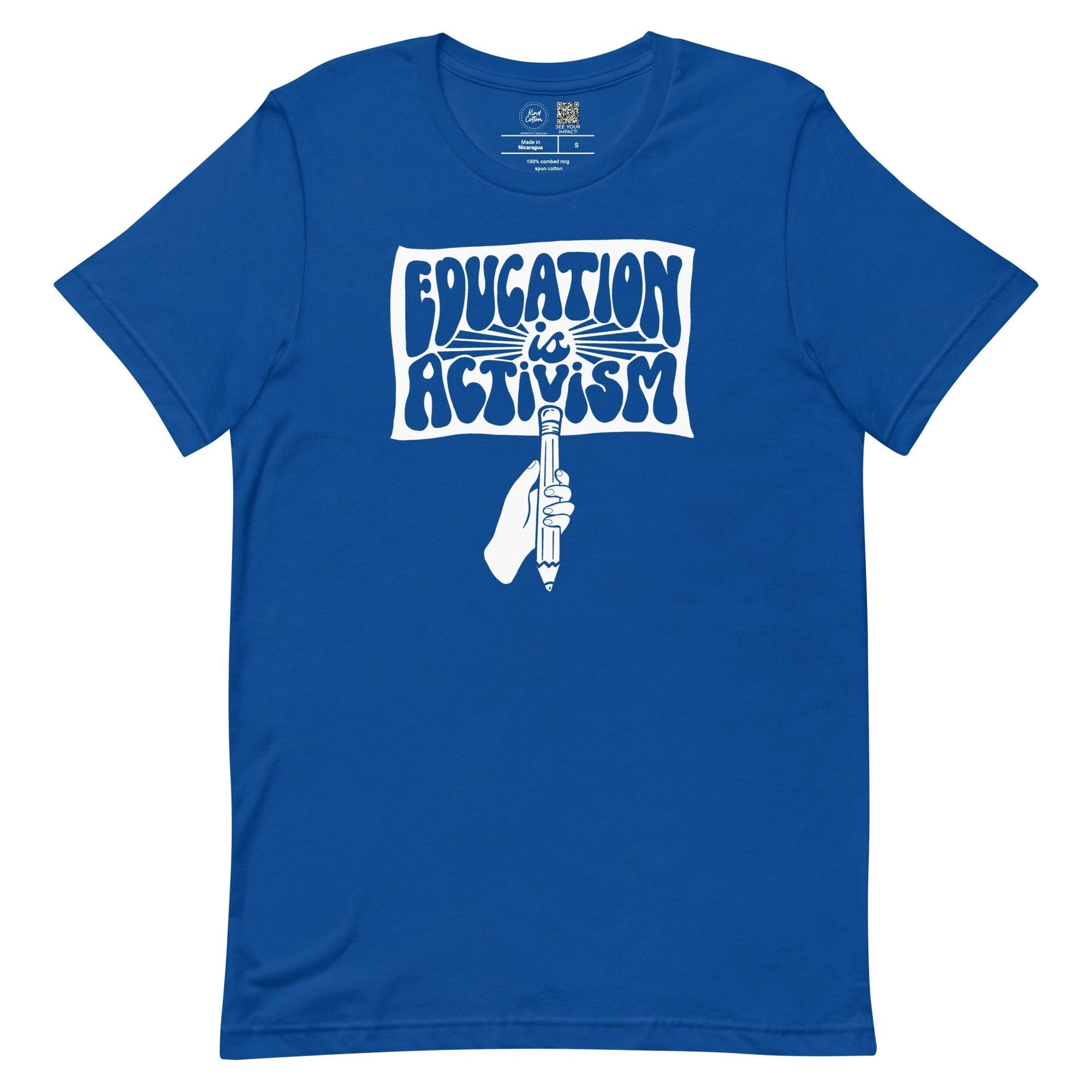 Education is Activism Classic Tee by Kind Cotton