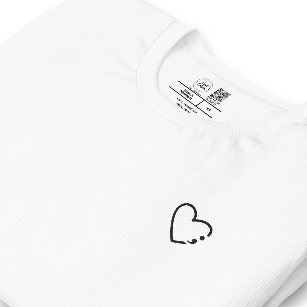The Semicolon Classic Tee by Kind Cotton