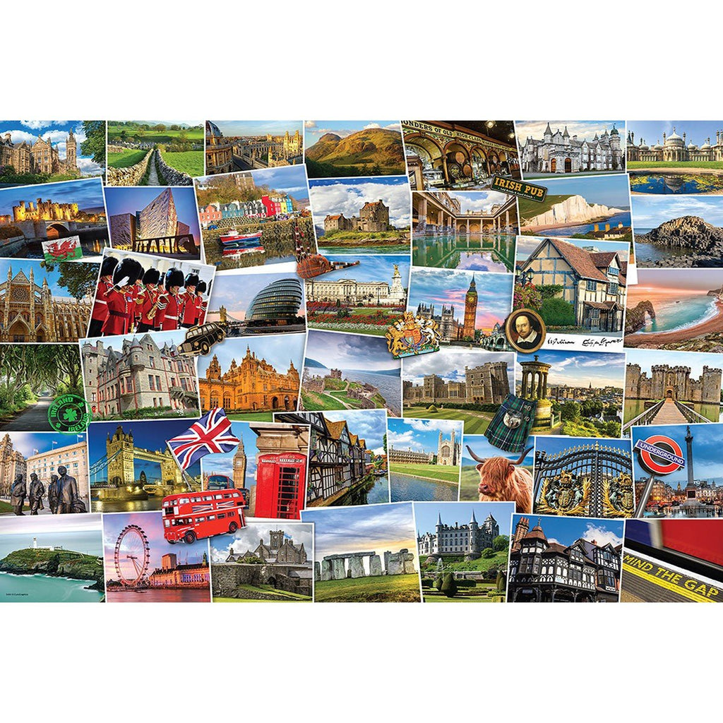 United Kingdom Globetrotter 1000 Piece Jigsaw Puzzle Eurographics Jigsaw Puzzle La Vie Bien United Kingdom Globetrotter 1000 Piece Jigsaw Puzzle Eurographics