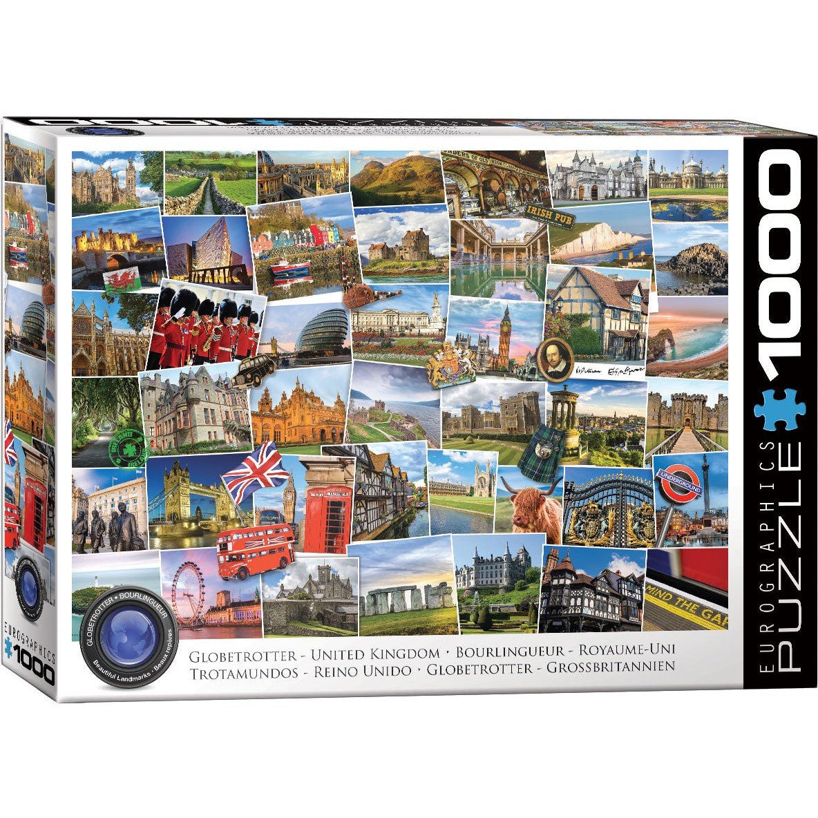 United Kingdom Globetrotter 1000 Piece Jigsaw Puzzle Eurographics Jigsaw Puzzle La Vie Bien United Kingdom Globetrotter 1000 Piece Jigsaw Puzzle Eurographics