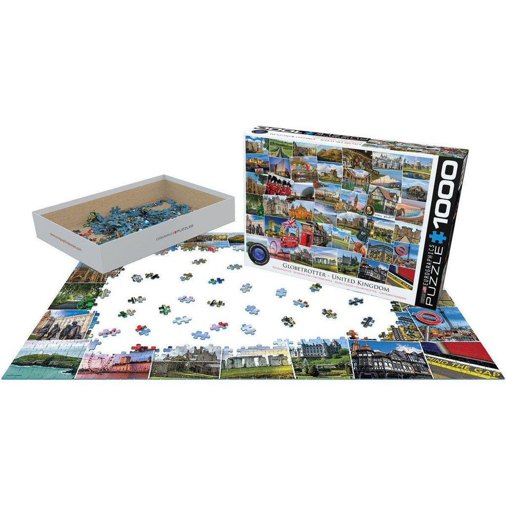 United Kingdom Globetrotter 1000 Piece Jigsaw Puzzle Eurographics Jigsaw Puzzle La Vie Bien United Kingdom Globetrotter 1000 Piece Jigsaw Puzzle Eurographics