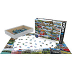United Kingdom Globetrotter 1000 Piece Jigsaw Puzzle Eurographics Jigsaw Puzzle La Vie Bien United Kingdom Globetrotter 1000 Piece Jigsaw Puzzle Eurographics