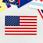 United States of America Flag Sticker Sticker La Vie Bien United States of America Flag Sticker