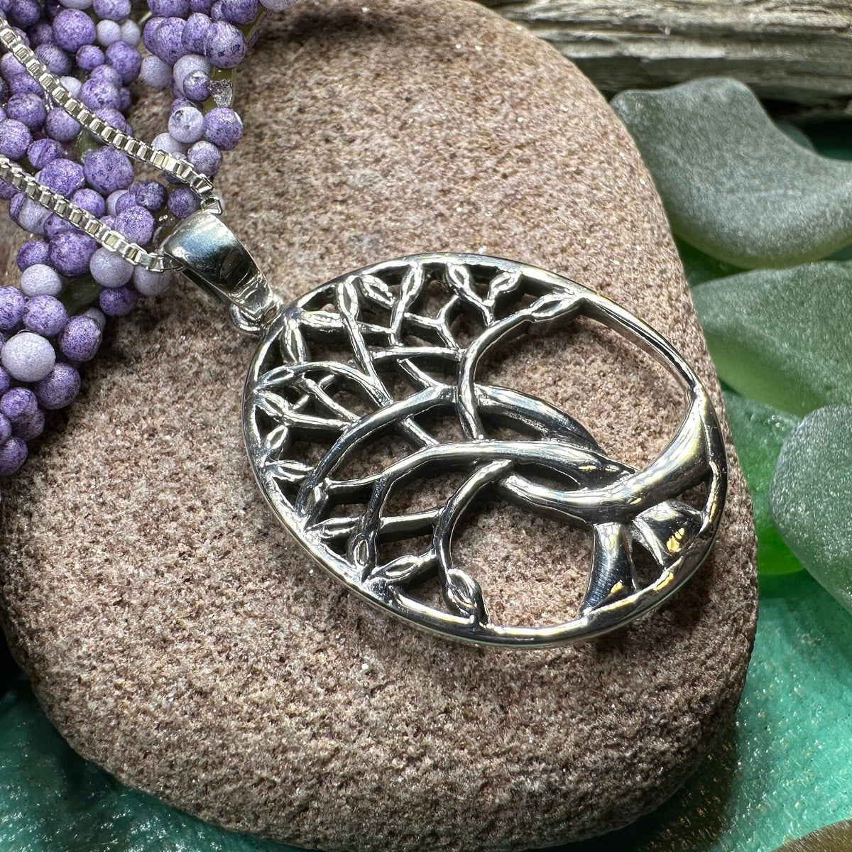 Unity Celtic Tree of Life Necklace Pendant La Vie Bien Unity Celtic Tree of Life Necklace