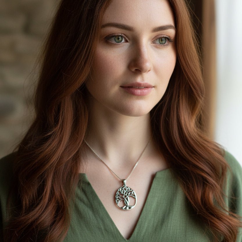 Unity Celtic Tree of Life Necklace Pendant La Vie Bien Unity Celtic Tree of Life Necklace