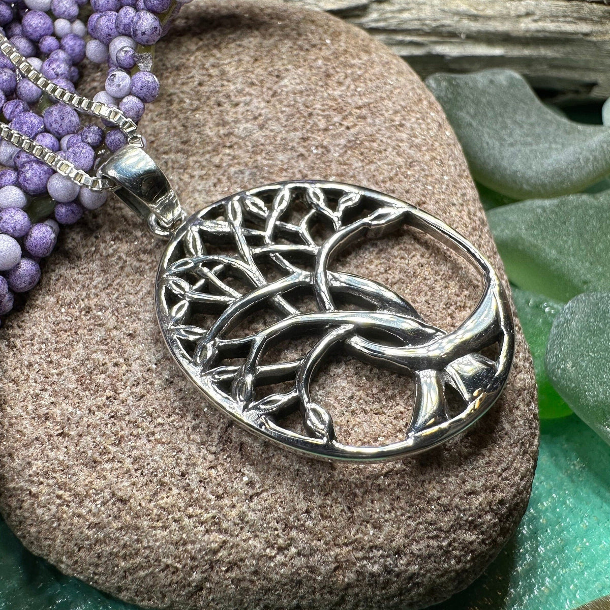 Unity Celtic Tree of Life Necklace Pendant La Vie Bien Unity Celtic Tree of Life Necklace