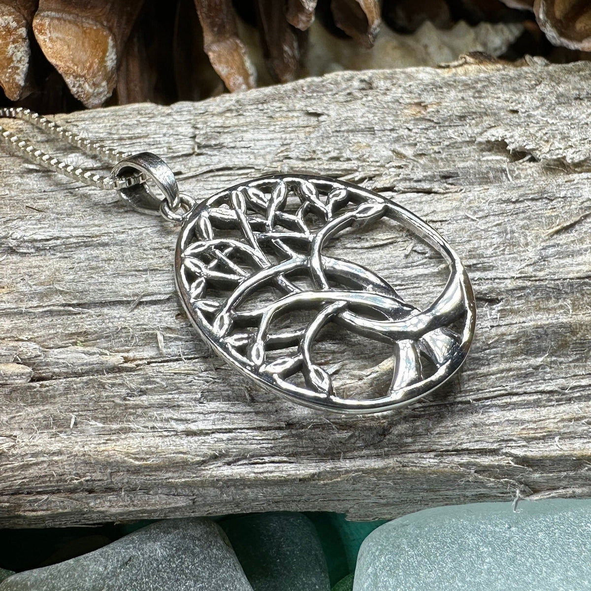 Unity Celtic Tree of Life Necklace Pendant La Vie Bien Unity Celtic Tree of Life Necklace