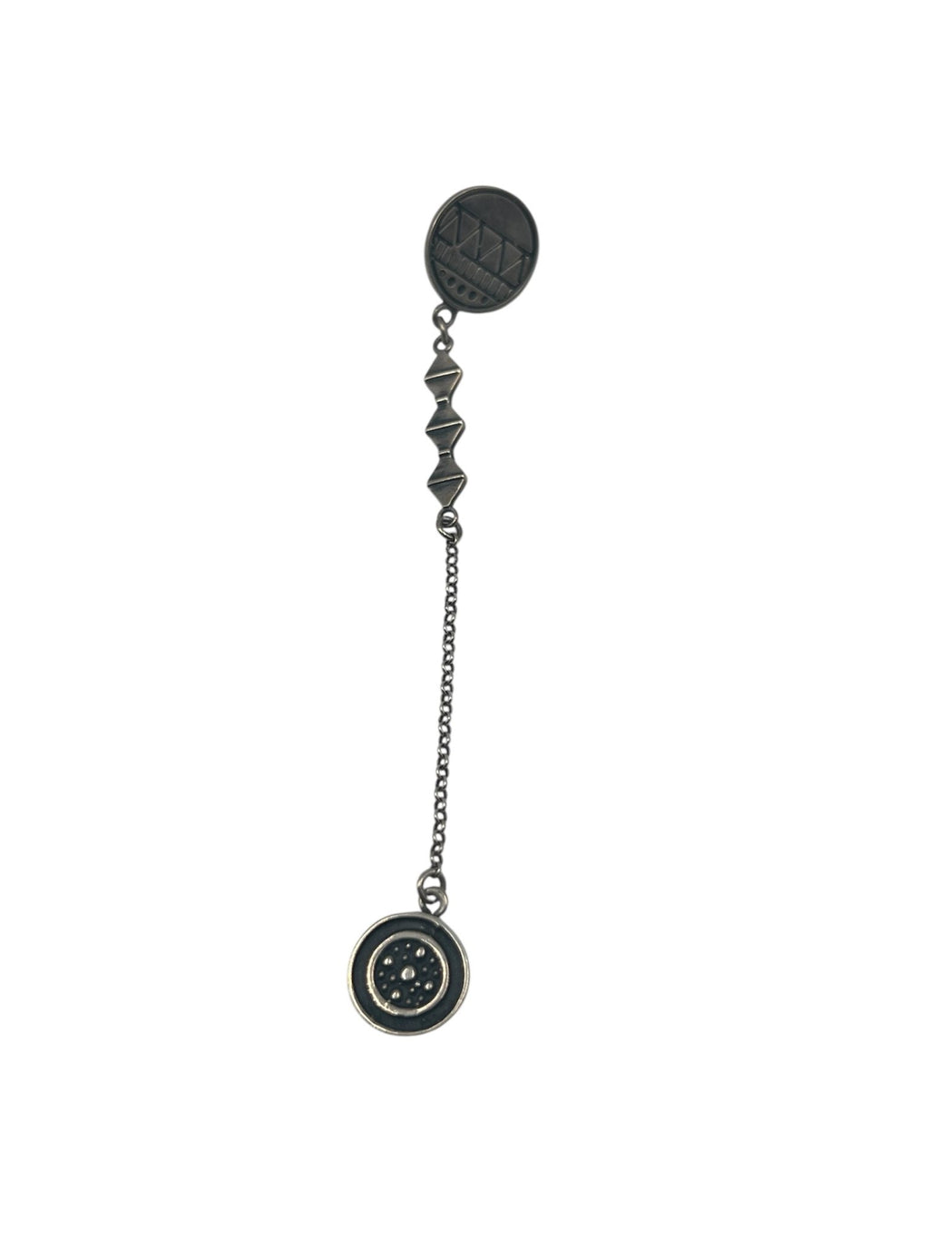 Unity Chain Silver Earring Silver Earring La Vie Bien Unity Chain Silver Earring
