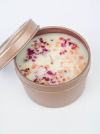 Unlabeled 4 oz Botanical Soy Wax Candles - Party Favors by Ash & Rose
