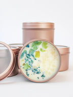 Unlabeled 4 oz Botanical Soy Wax Candles - Party Favors by Ash & Rose