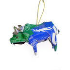 Unpainted Tin Buffalo Ornament La Vie Bien Unpainted Tin Buffalo Ornament
