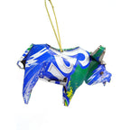 Unpainted Tin Buffalo Ornament La Vie Bien Unpainted Tin Buffalo Ornament