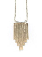Picket Fence Pendant Necklace by Fair Anita