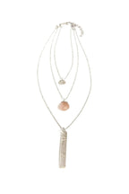 Triple Strand Multi-Way Pendant Necklace - Silver by Fair Anita