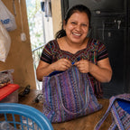 Up-cycled Corte Market Bag - Guatemala Bags La Vie Bien Up-cycled Corte Market Bag - Guatemala