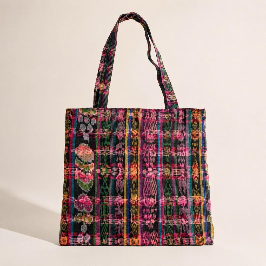 Up-cycled Corte Market Bag - Guatemala Bags La Vie Bien Up-cycled Corte Market Bag - Guatemala