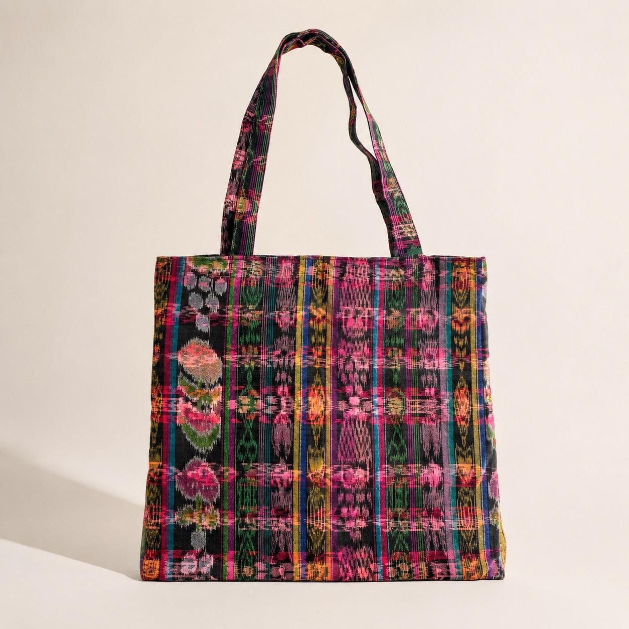 Up-cycled Corte Market Bag - Guatemala Bags La Vie Bien Up-cycled Corte Market Bag - Guatemala