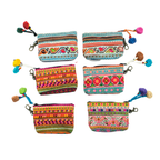 Up - cycled Hmong Textile Coin Purse with Lobster Clip - Thailand Bags La Vie Bien Up - cycled Hmong Textile Coin Purse with Lobster Clip - Thailand