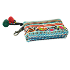 Up - cycled Hmong Textile Coin Purse with Lobster Clip - Thailand Bags La Vie Bien Up - cycled Hmong Textile Coin Purse with Lobster Clip - Thailand