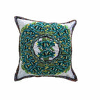 Up - cycled Maya Floral Huipil Textile Pillow Cover - Guatemala Decor La Vie Bien Up - cycled Maya Floral Huipil Textile Pillow Cover - Guatemala