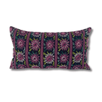 Up - cycled Pueblo Lumbar Pillow Huipil One - of - a - Kind Cover - Guatemala Decor La Vie Bien Up - cycled Pueblo Lumbar Pillow Huipil One - of - a - Kind Cover - Guatemala