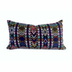 Up - cycled Pueblo Lumbar Pillow Huipil One - of - a - Kind Cover - Guatemala Decor La Vie Bien Up - cycled Pueblo Lumbar Pillow Huipil One - of - a - Kind Cover - Guatemala