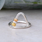 Up & Over Sterling Silver Fidget Ring Rings - Fine La Vie Bien Up & Over Sterling Silver Fidget Ring