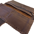 Upcycled Antique Applique Wallet - Thailand Bags La Vie Bien Upcycled Antique Applique Wallet - Thailand