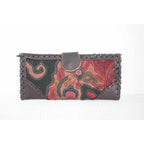 Upcycled Antique Applique Wallet - Thailand Bags La Vie Bien Upcycled Antique Applique Wallet - Thailand