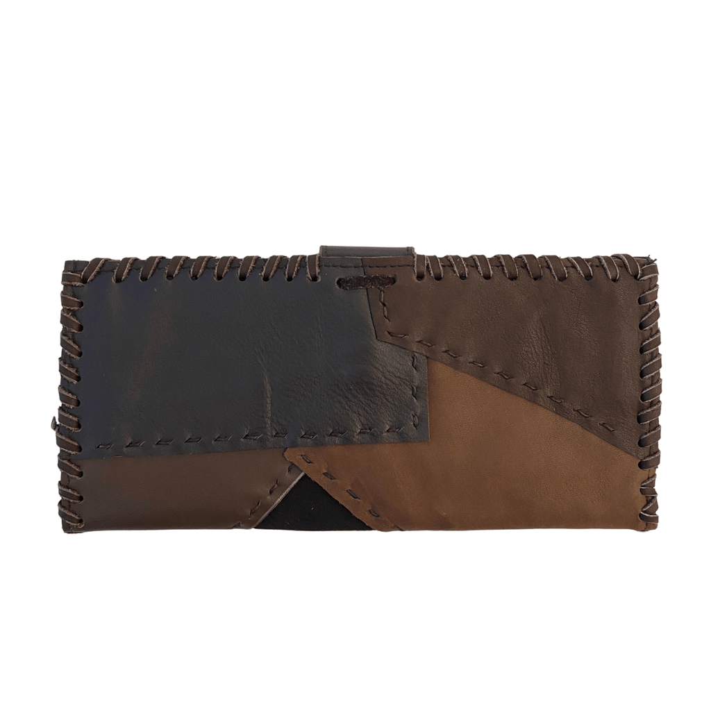 Upcycled Antique Applique Wallet - Thailand Bags La Vie Bien Upcycled Antique Applique Wallet - Thailand