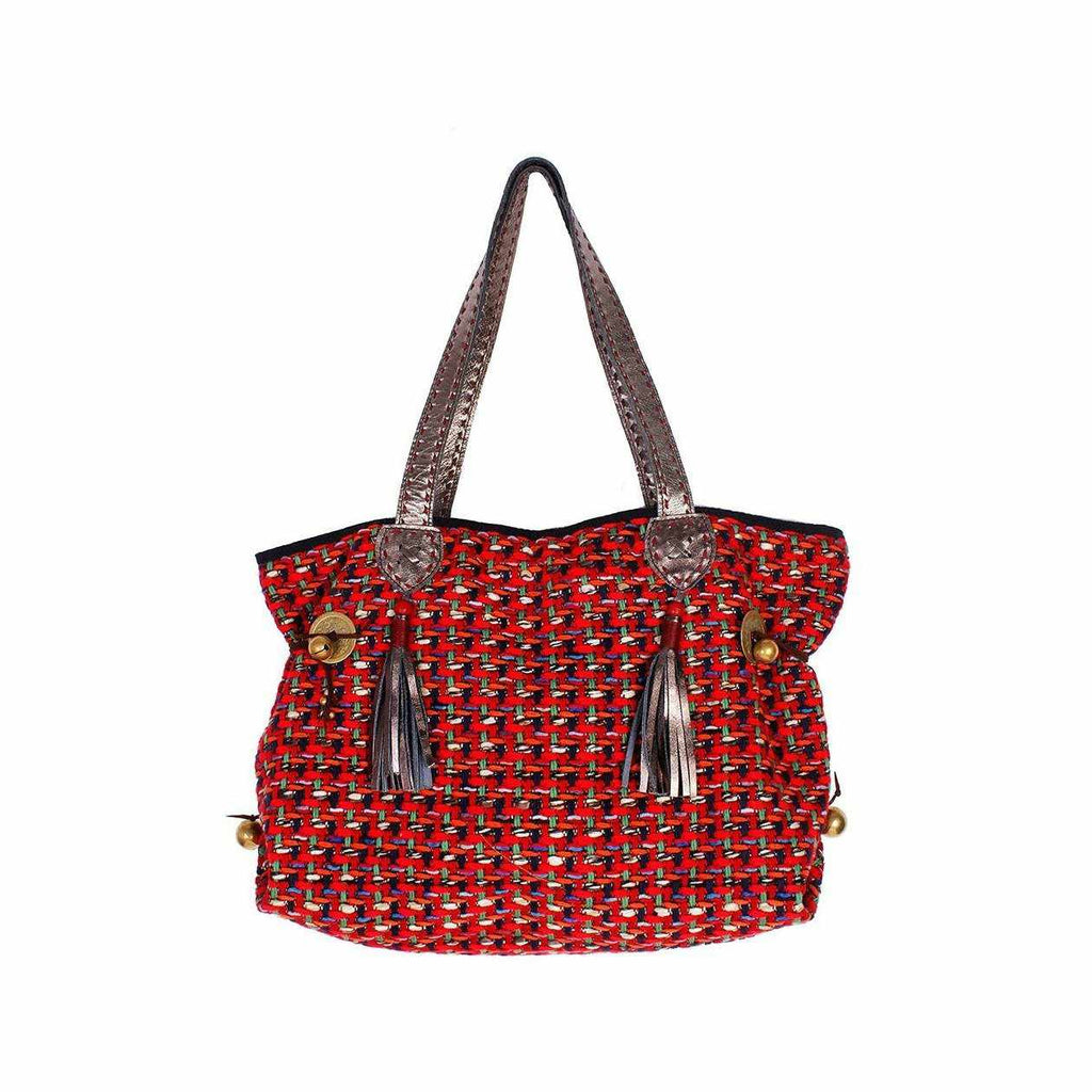 Upcycled Baby Carrier One - of - a - kind Textile Hmong Handbag - Thailand Bags La Vie Bien Upcycled Baby Carrier One - of - a - kind Textile Hmong Handbag - Thailand