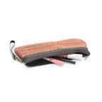 Upcycled Hmong Leather Cuff Wristlet - Thailand Bags La Vie Bien Upcycled Hmong Leather Cuff Wristlet - Thailand