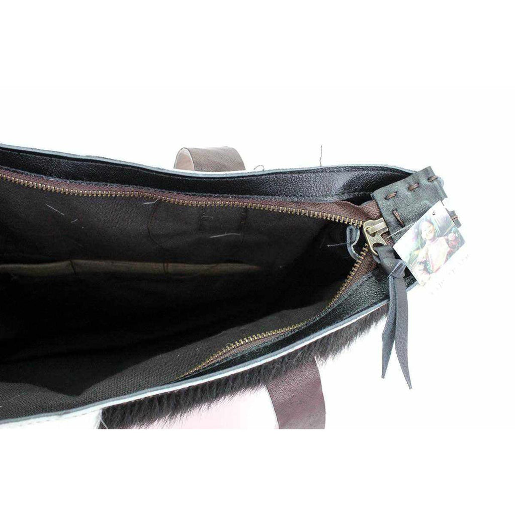 Upcycled Hmong Textile Cowhide One - of - a - kind Leather Tote Purse - Thailand Bags La Vie Bien Upcycled Hmong Textile Cowhide One - of - a - kind Leather Tote Purse - Thailand