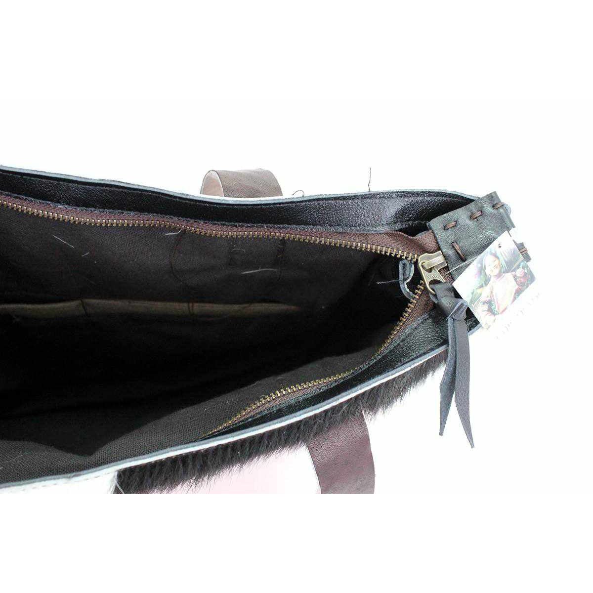 Upcycled Hmong Textile Cowhide One - of - a - kind Leather Tote Purse - Thailand Bags La Vie Bien Upcycled Hmong Textile Cowhide One - of - a - kind Leather Tote Purse - Thailand