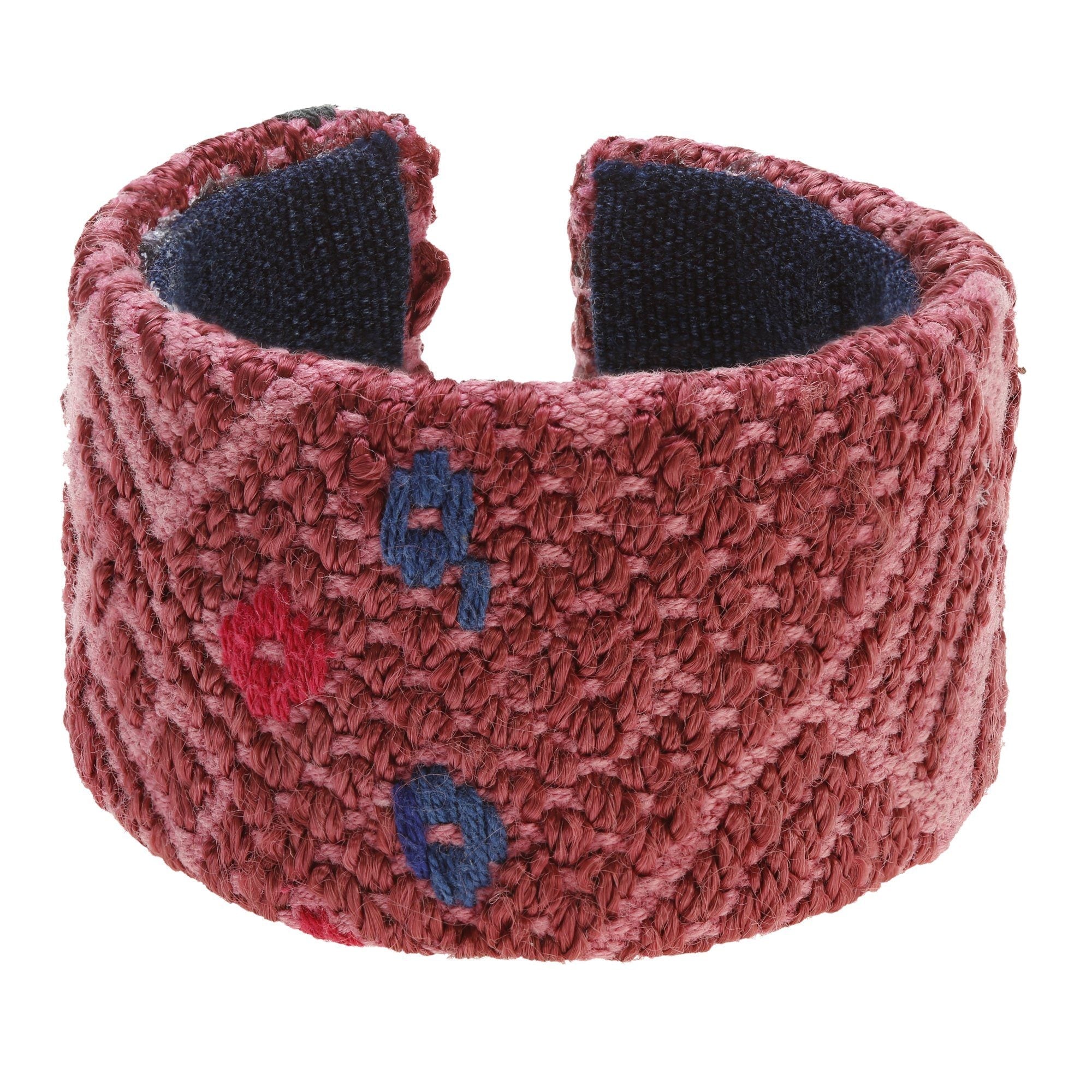 Upcycled Huipil Cuff Bracelets - Fashion La Vie Bien Upcycled Huipil Cuff