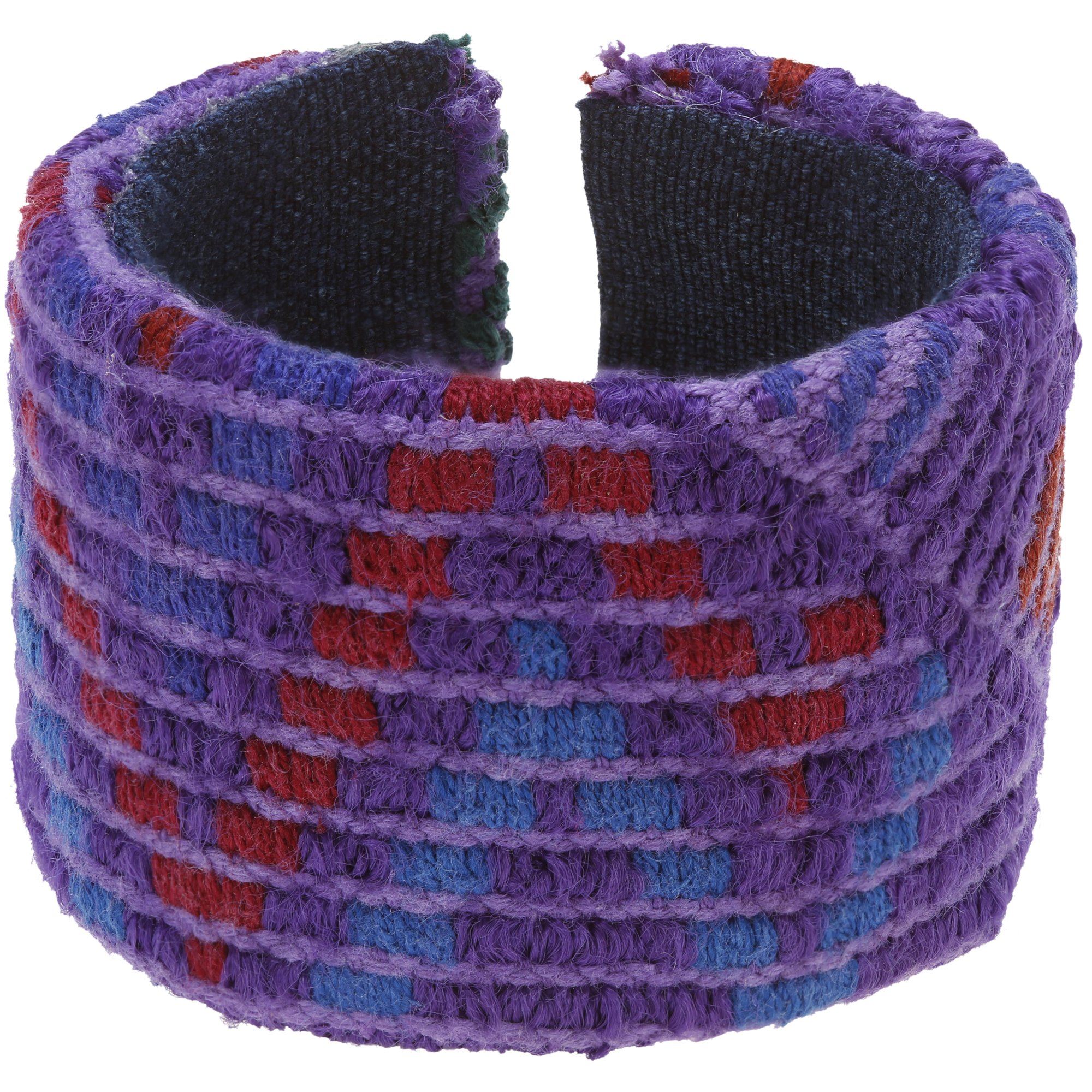 Upcycled Huipil Cuff Bracelets - Fashion La Vie Bien Upcycled Huipil Cuff
