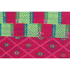 Upcycled Karen Vintage Fabric Clutch Bag - Thailand Bags La Vie Bien Upcycled Karen Vintage Fabric Clutch Bag - Thailand