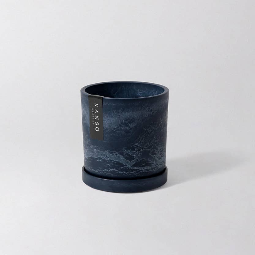 Upcycled Navy Planter Planter La Vie Bien Upcycled Navy Planter