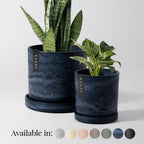Upcycled Navy Planter Planter La Vie Bien Upcycled Navy Planter