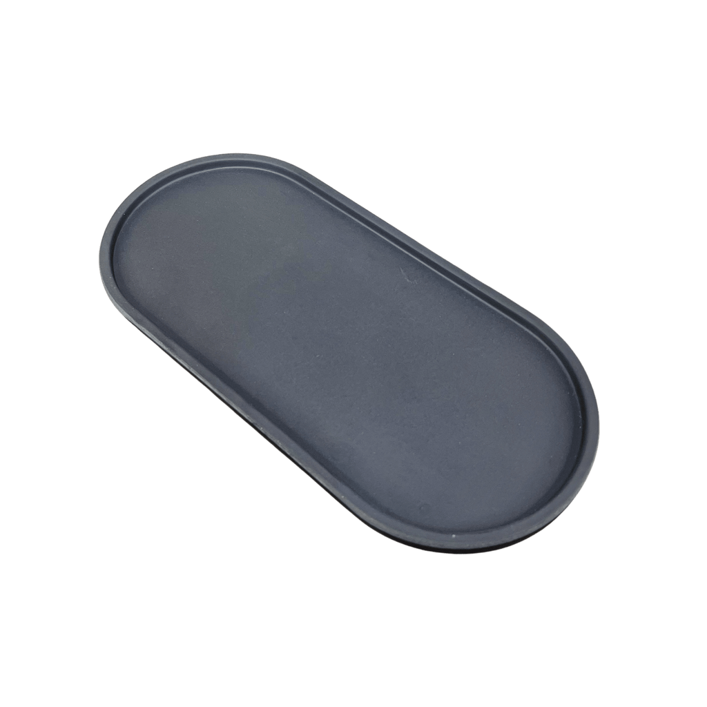 Upcycled Oval Tray: Bamboo Fibre Black