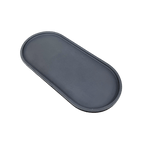 Upcycled Oval Tray: Bamboo Fibre Black