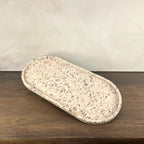 Upcycled Oval Tray: Coffee Bean Husk