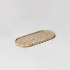 Upcycled Oval Tray: Coffee Bean Husk