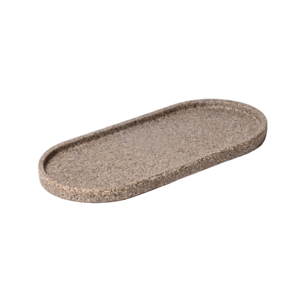 Upcycled Oval Tray: Nut Husk
