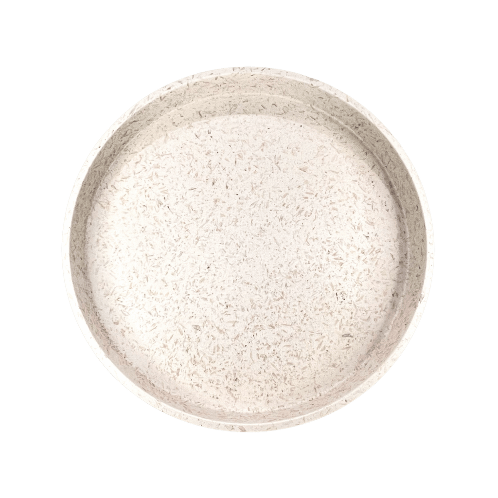 Upcycled Round Tray: Rice Husk