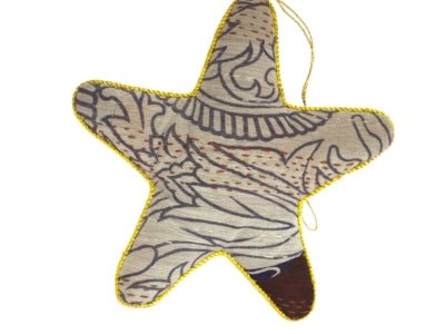 Upcycled Saree Star Ornaments