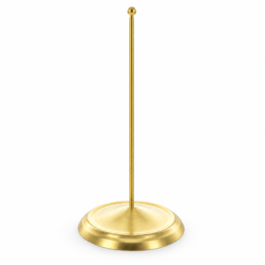 Upright Gold Metal Christmas Tree Topper Finial Stand Display Stand 7.2 Inches Ornament Stands > Tree Topper Stands La Vie Bien Upright Gold Metal Christmas Tree Topper Finial Stand Display Stand 7.2 Inches